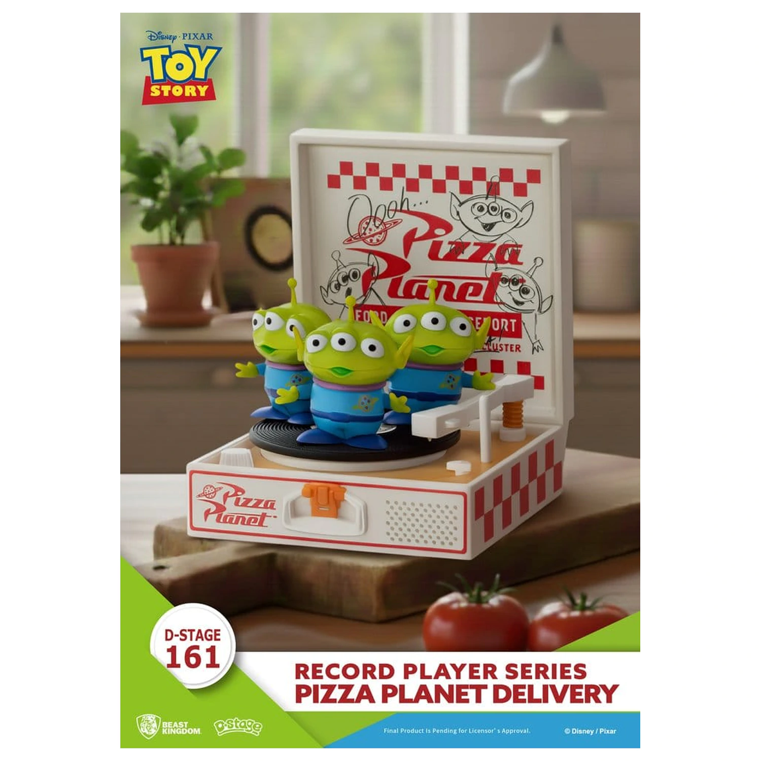 Toy Story Record Player Series PVC figurka Pizza Planet Delivery 12 cm fotografii produktu