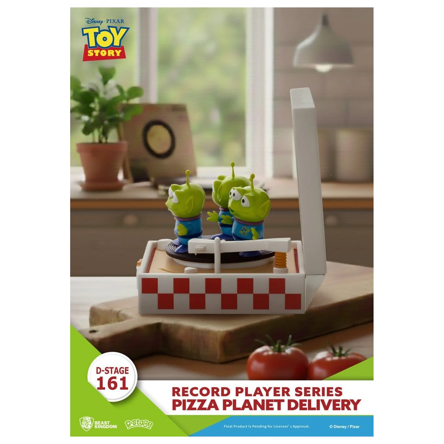 Toy Story Record Player Series PVC figurka Pizza Planet Delivery 12 cm fotografii produktu