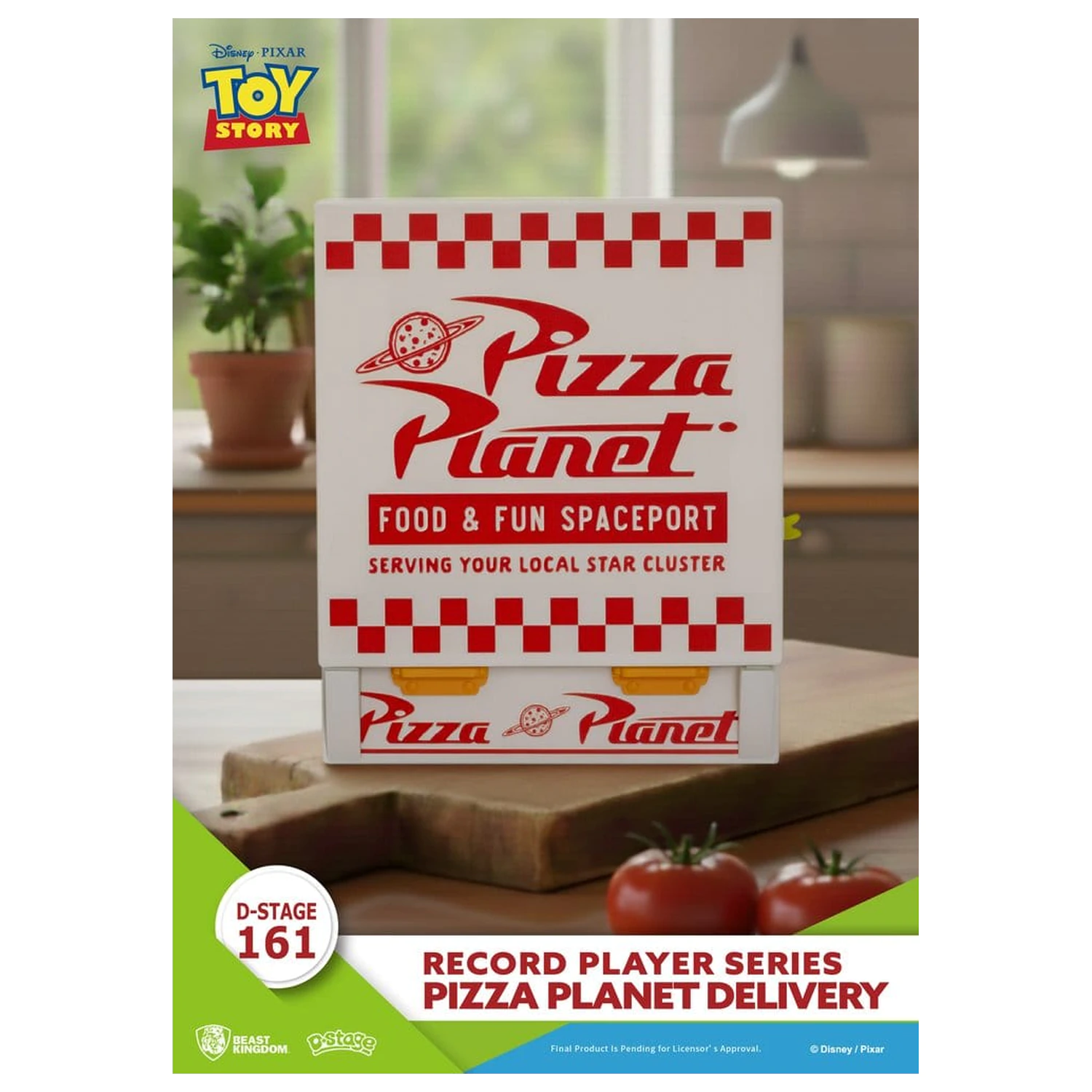 Toy Story Record Player Series PVC figurka Pizza Planet Delivery 12 cm fotografii produktu