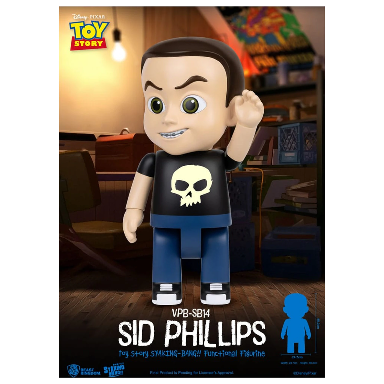 Toy Story Piggy Vinyl Bank Sid Phillips 48 cm fotografii produktu