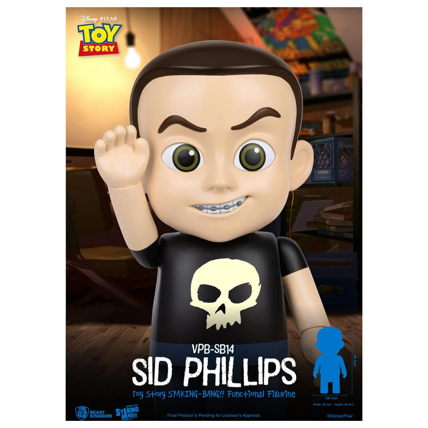 Toy Story Piggy Vinyl Bank Sid Phillips 48 cm fotografii produktu