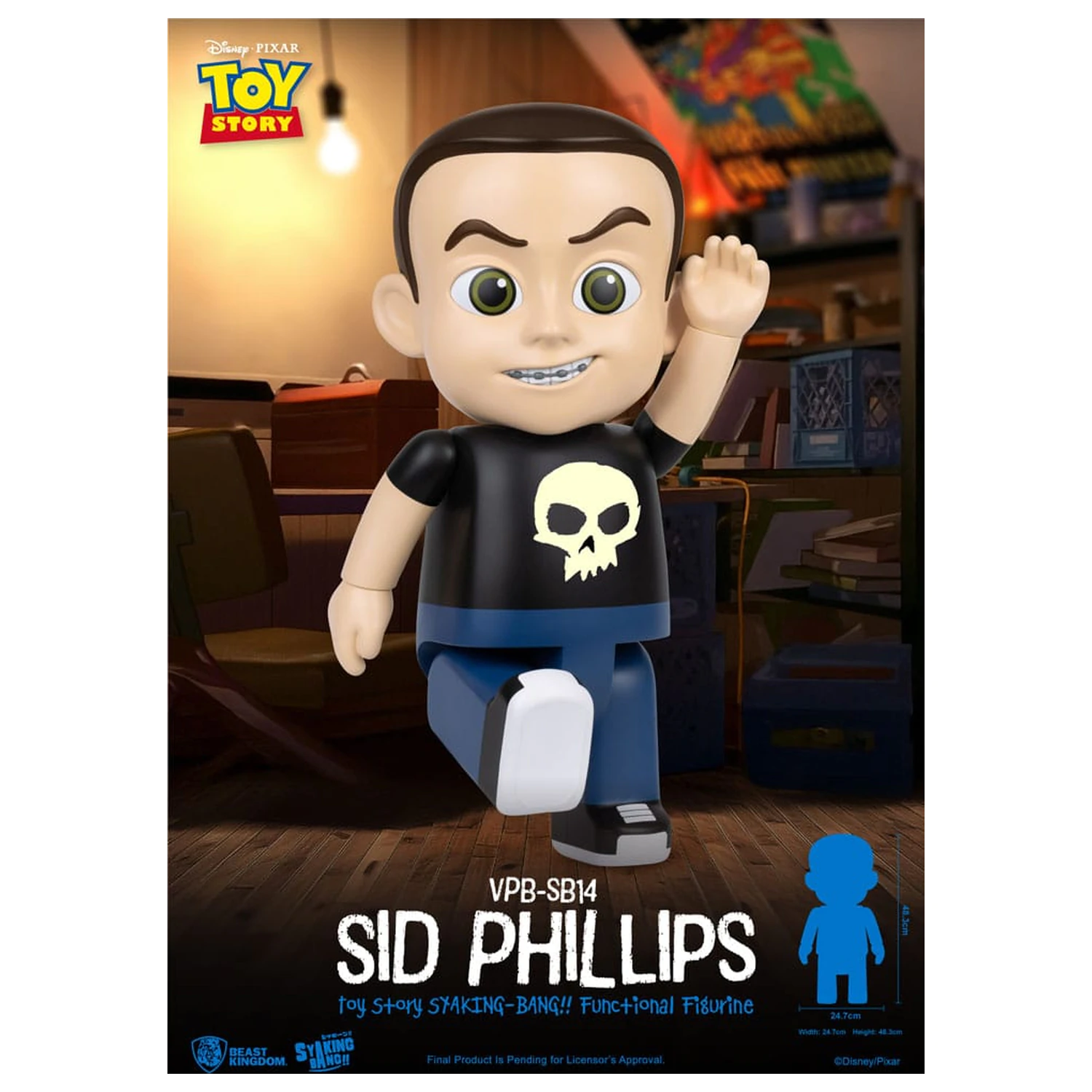 Toy Story Piggy Vinyl Bank Sid Phillips 48 cm fotografii produktu