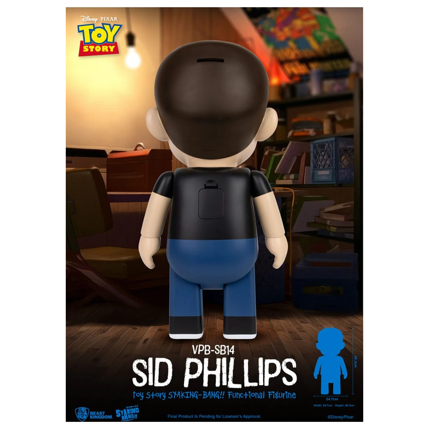 Toy Story Piggy Vinyl Bank Sid Phillips 48 cm fotografii produktu