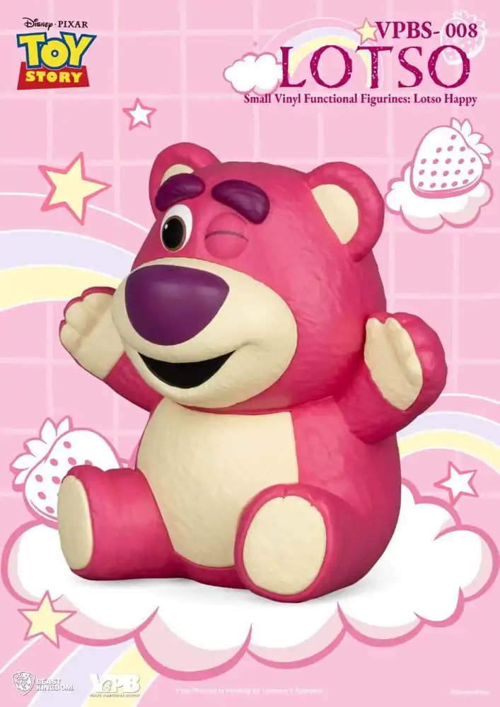 Toy Story Piggy Vinyl Bank Lotso Happy Vers. 25 cm Prasátko pokladnička z vinylu fotografii produktu