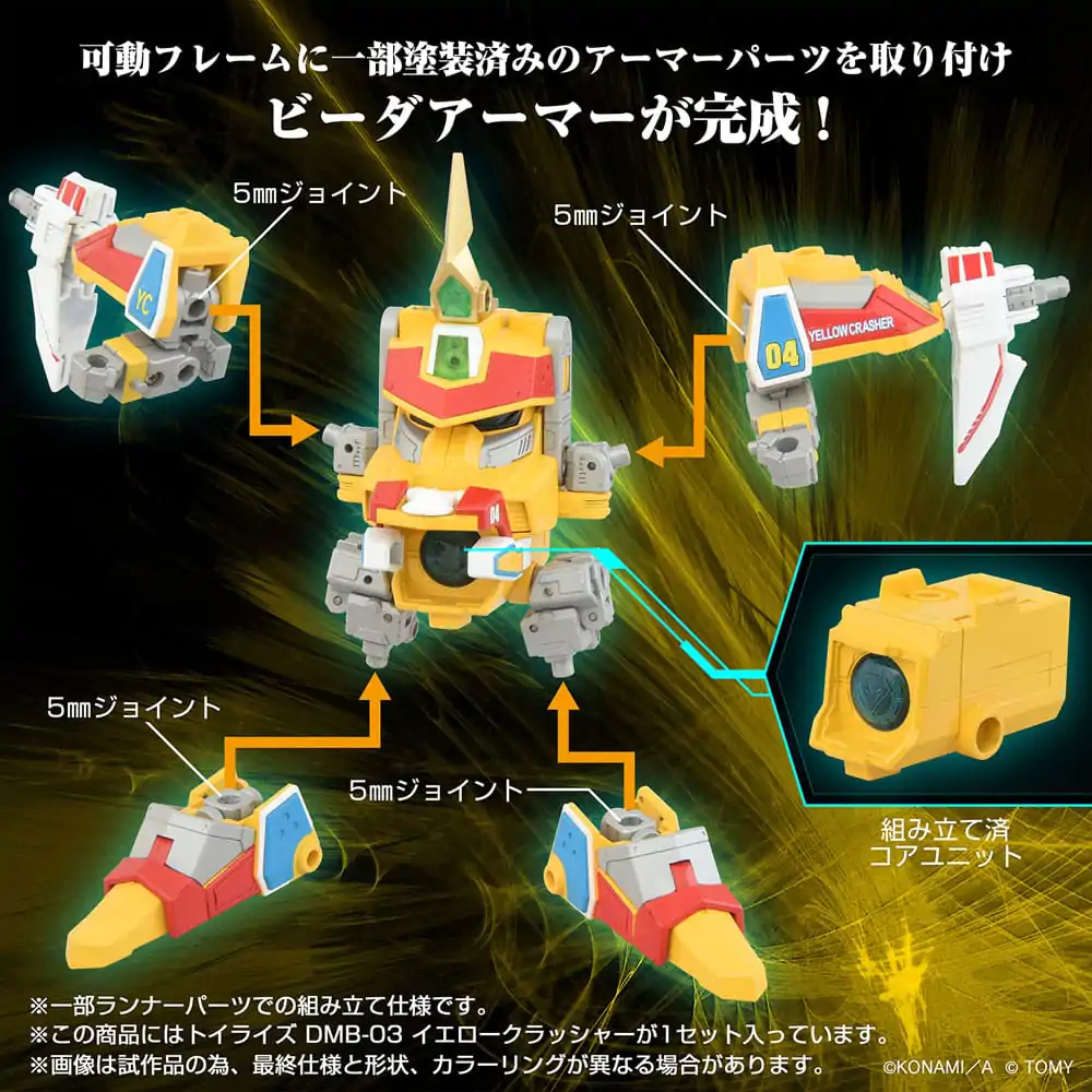 Akční figurka Toyrise DMB-03 Yellow Crusher 11 cm fotografii produktu