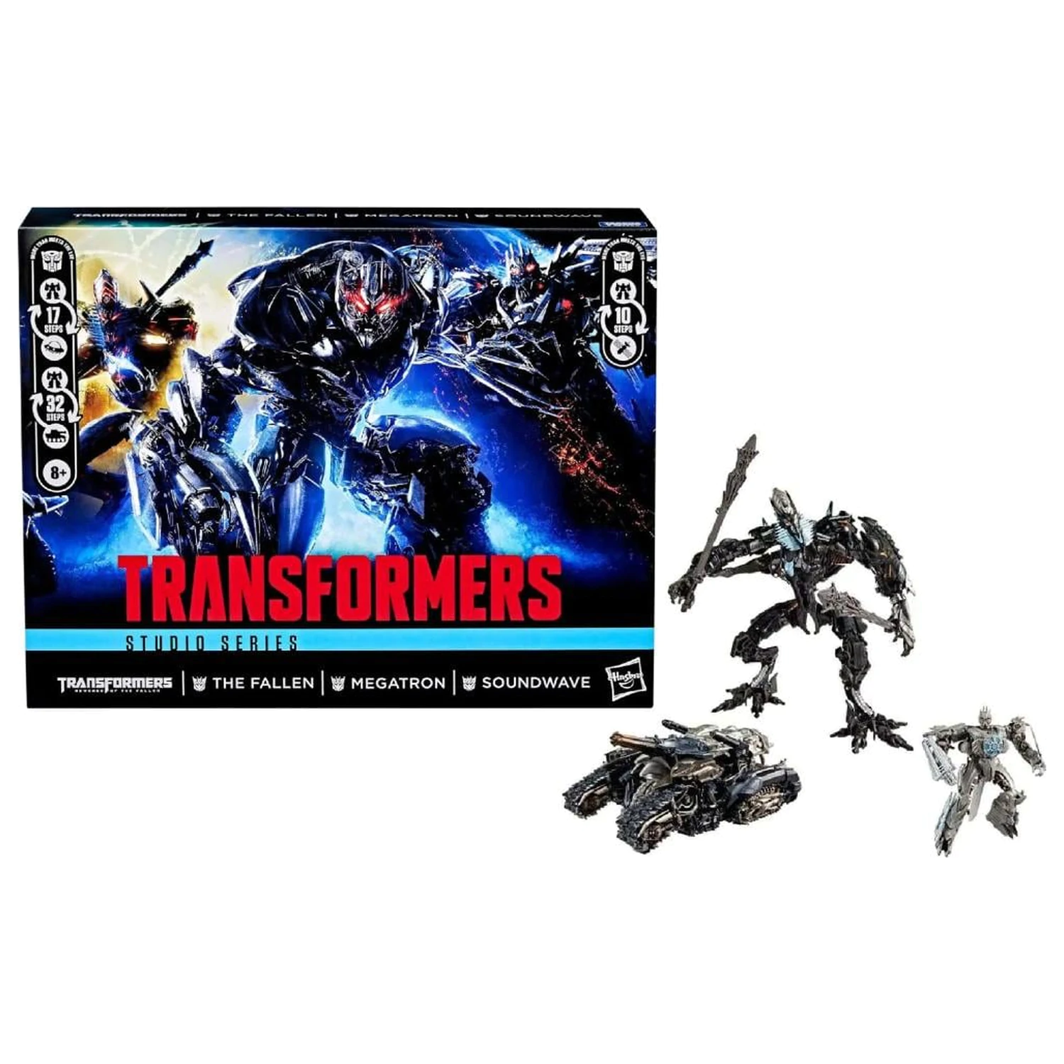Sada 3 figurek Transformers 2: The Fallen, Megatron & Soundwave fotografii produktu