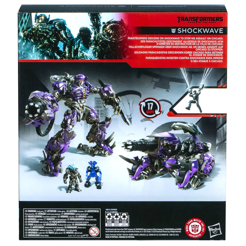 Transformers Age of Extinction Studio Series Shockwave figurka 21 cm fotografii produktu