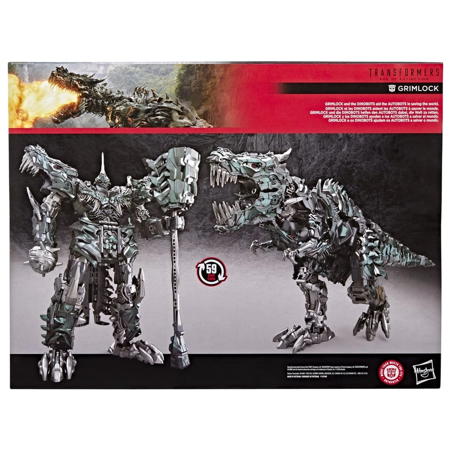 Transformers: Age of Extinction Studio Series Titan Class Akční figurka Grimlock 38 cm fotografii produktu
