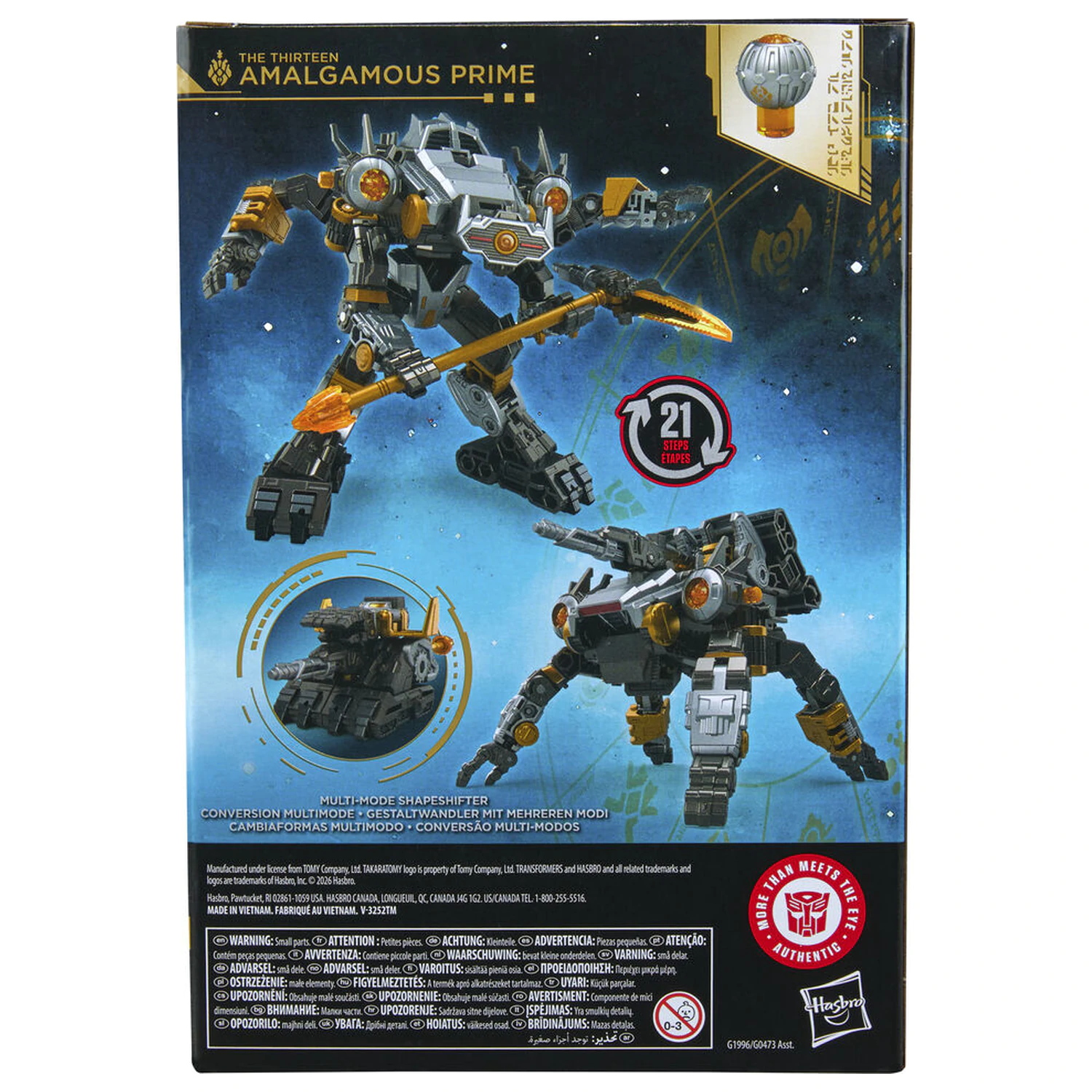 Transformers Age of the Primes Amalgamous Prime The Thirteen figurka 14cm fotografii produktu