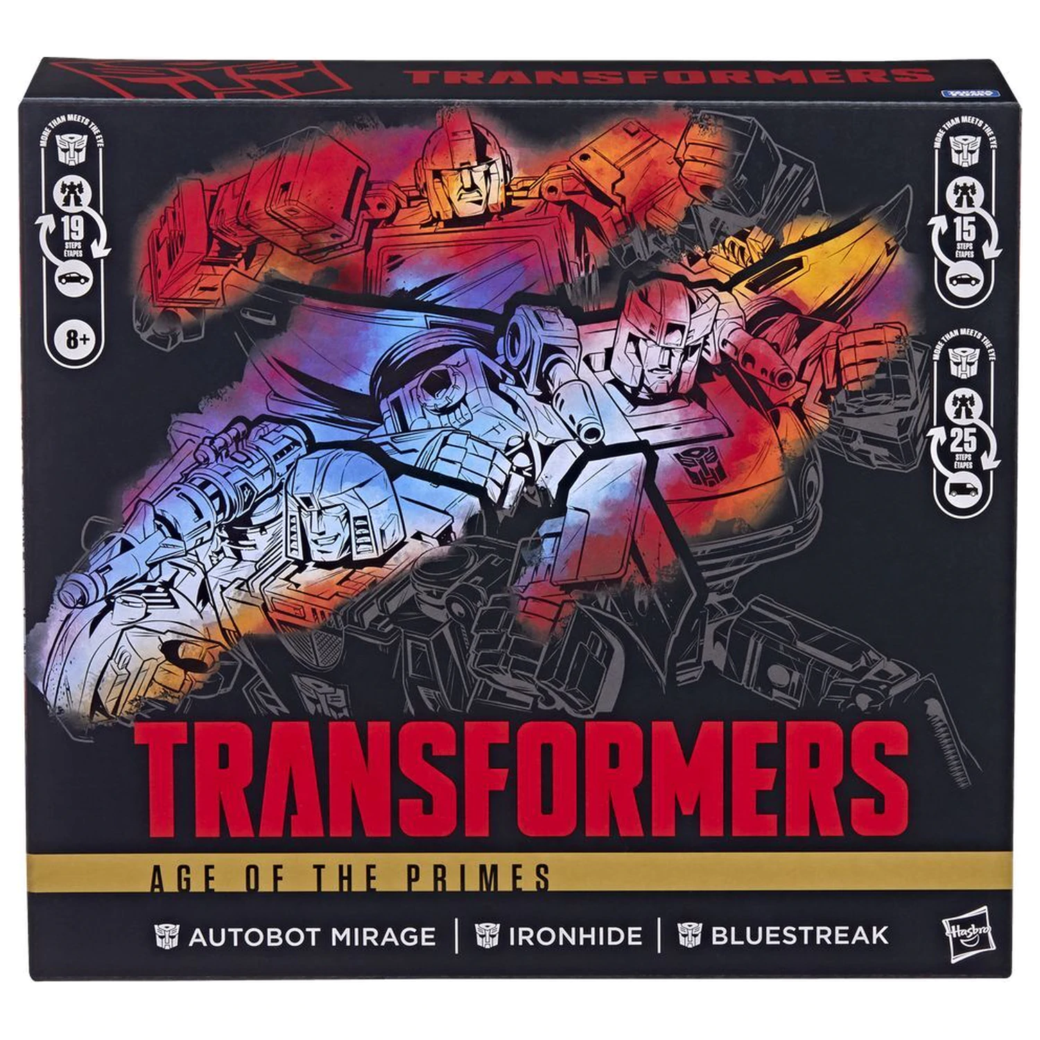 Transformers Age of the Primes Atobot Mirage & Ironhide & Bluestreak set 3 figure 13-15cm fotografii produktu