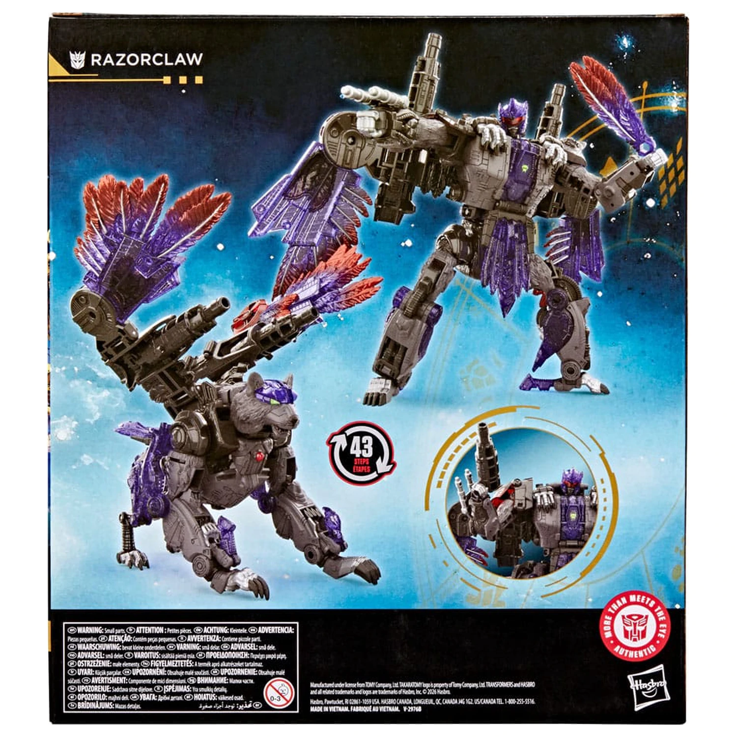 Transformers Age of the Primes Leader Class akční figurka Razorclaw 19 cm fotografii produktu