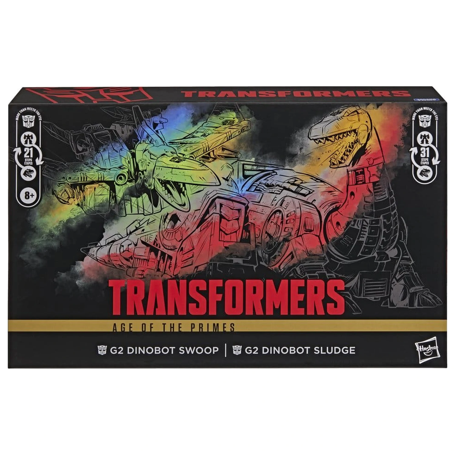 Transformers Age of the Primes Leader Class akční figurka 2-balení G2 G2 Dinobot Swoop & G2 Dinobot Sludge 19 cm fotografii produktu