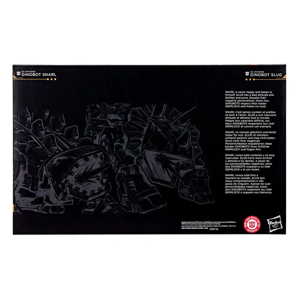 Transformers Age of the Primes Leader Class Akční figurka G2 Universe Dinobots Snarl & Slug 19 cm fotografii produktu