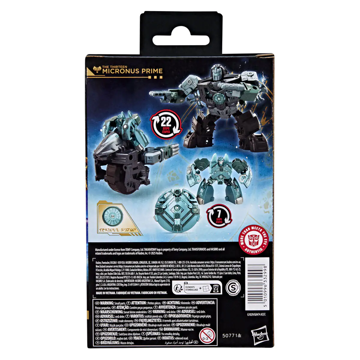 Transformers Age of the Primes Micronus Prime figurka 14 cm fotografii produktu