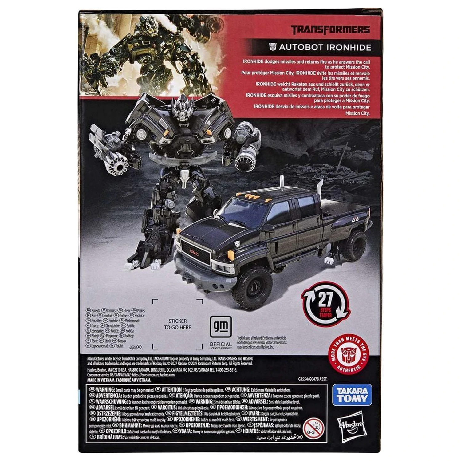 Figurka Transformers Autobot Ironhide 16,5 cm fotografii produktu