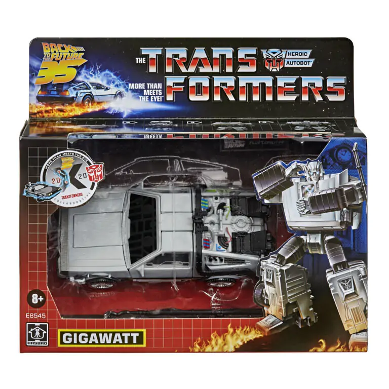 Transformers Back to the Future Delorean Gigawatt figurka 14 cm fotografii produktu