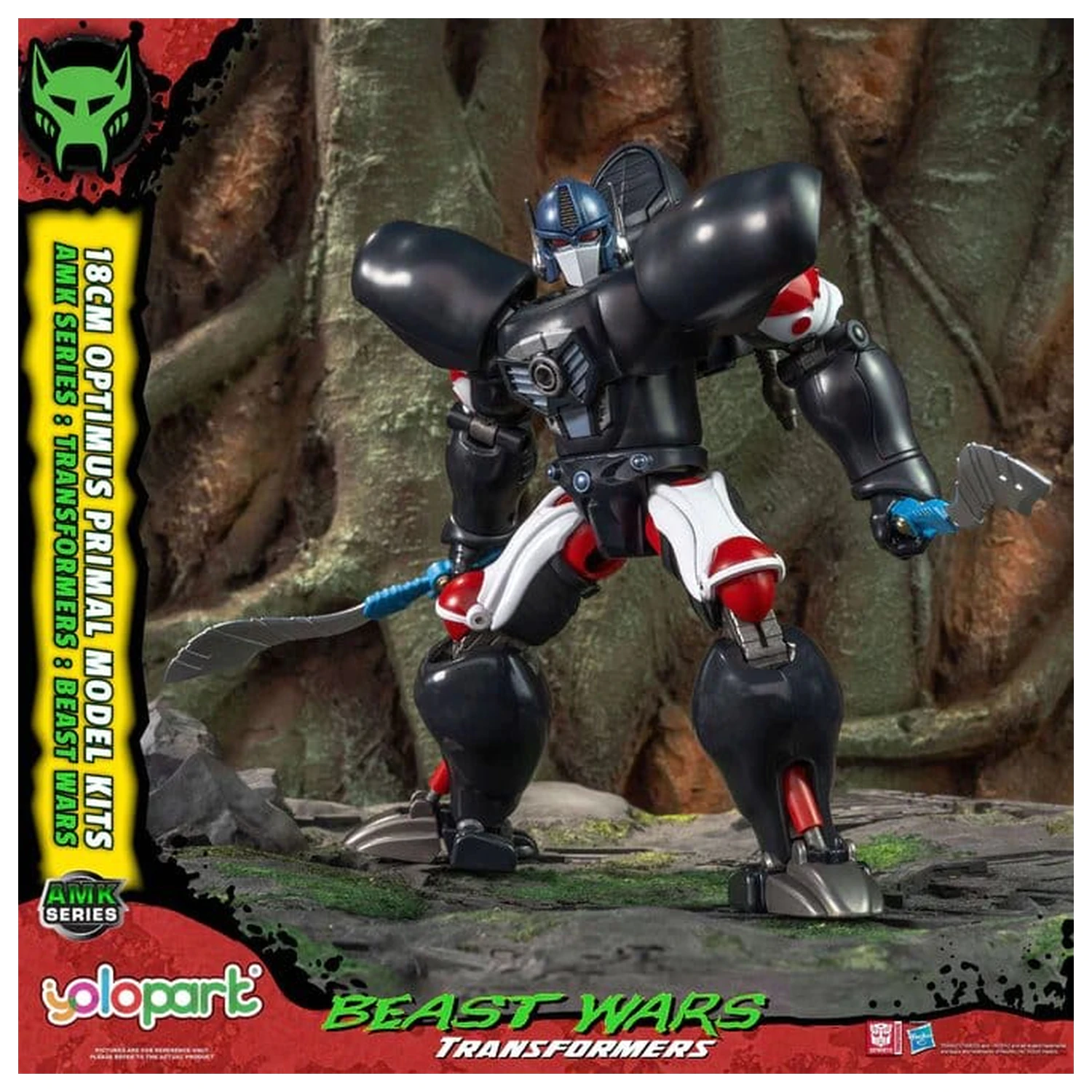 Transformers: Beast Wars AMK Series plastová modelová stavebnice Optimus Primal 18 cm fotografii produktu