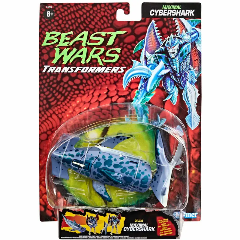 Transformers: Beast Wars Vintage akční figurka Maximal Cybershark 13 cm fotografii produktu
