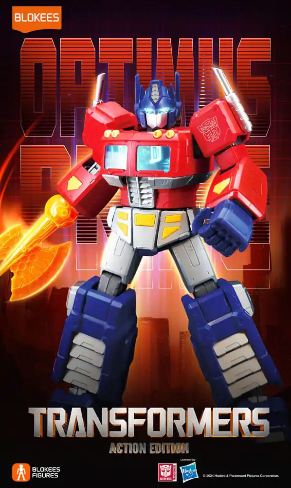 Transformers Blokees Plastiková modelová stavebnice Akční edice 01 G1 Optimus Prime fotografii produktu