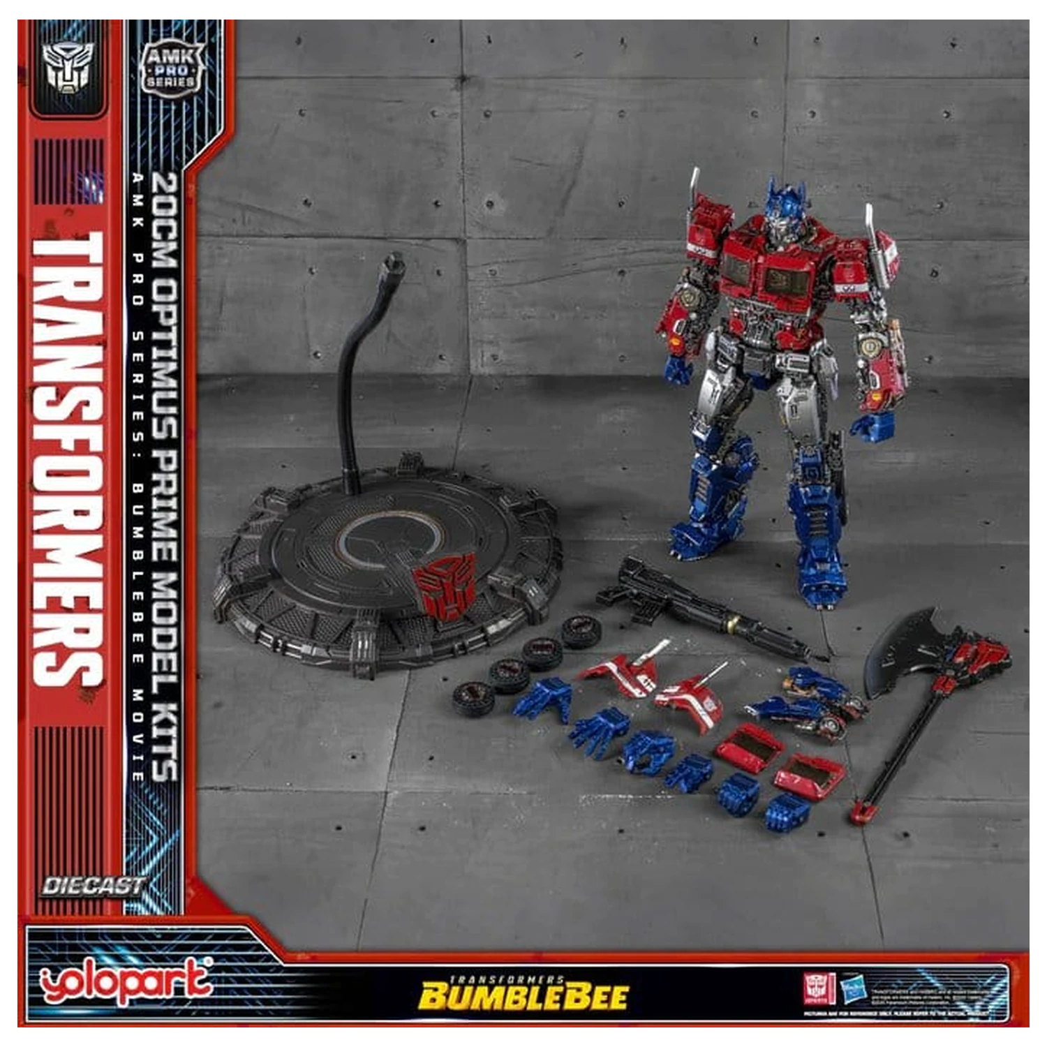 Transformers: Bumblebee AMK PRO Series Plastový Model Kit Optimus Prime 20 cm fotografii produktu