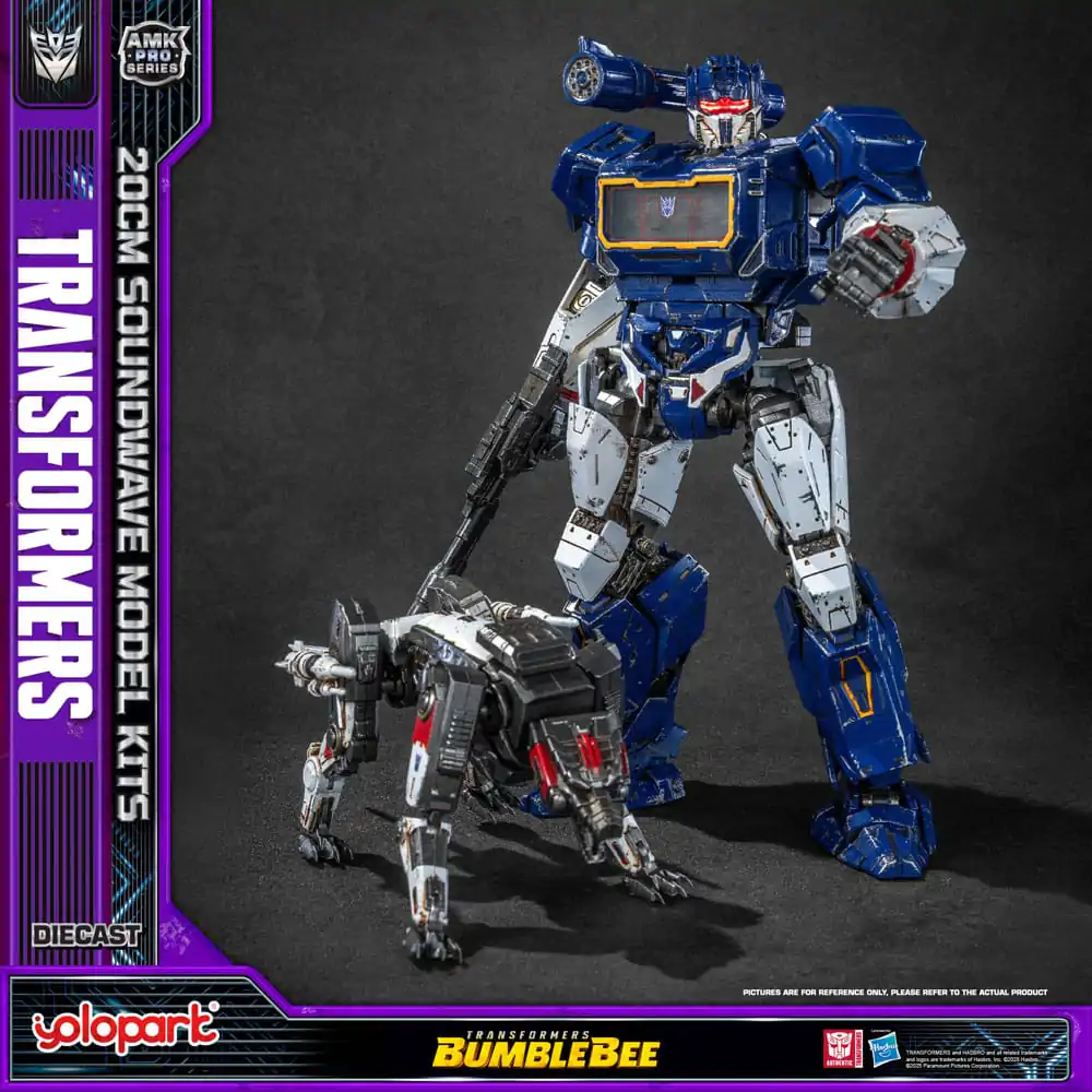 Transformers: Bumblebee AMK Pro Series Plastiková modelová stavebnice Soundwave (Oversea Version) 20 cm fotografii produktu
