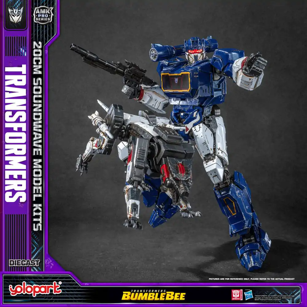 Transformers: Bumblebee AMK Pro Series Plastiková modelová stavebnice Soundwave (Oversea Version) 20 cm fotografii produktu