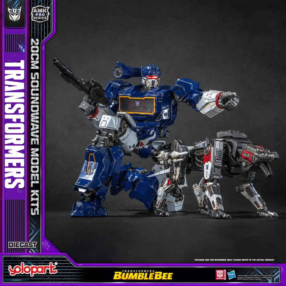 Transformers: Bumblebee AMK Pro Series Plastiková modelová stavebnice Soundwave (Oversea Version) 20 cm fotografii produktu
