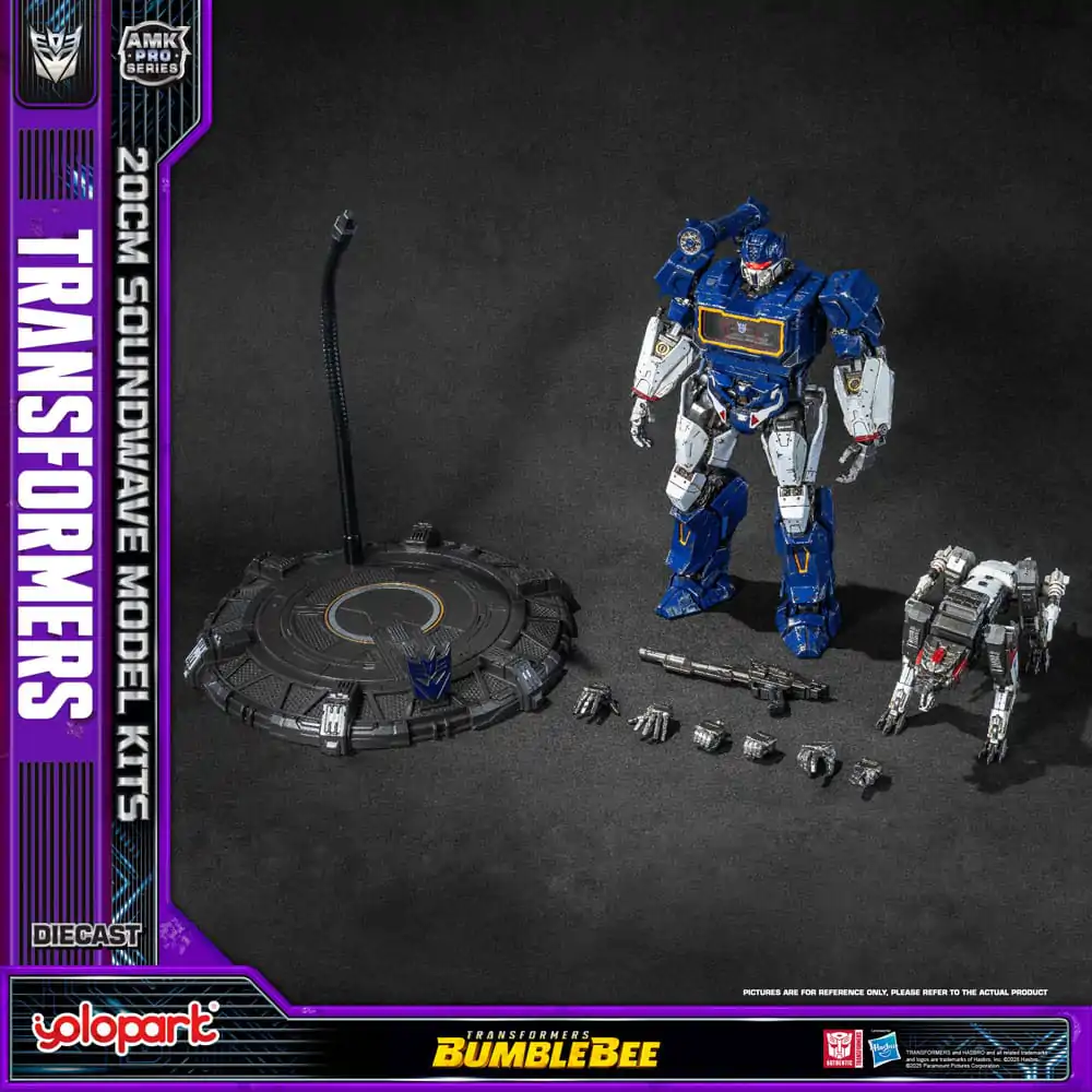 Transformers: Bumblebee AMK Pro Series Plastiková modelová stavebnice Soundwave (Oversea Version) 20 cm fotografii produktu
