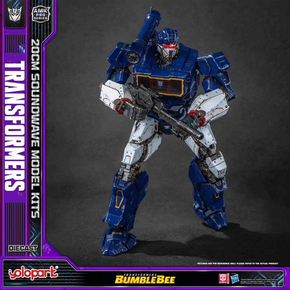 Transformers: Bumblebee AMK Pro Series Plastiková modelová stavebnice Soundwave (Oversea Version) 20 cm fotografii produktu