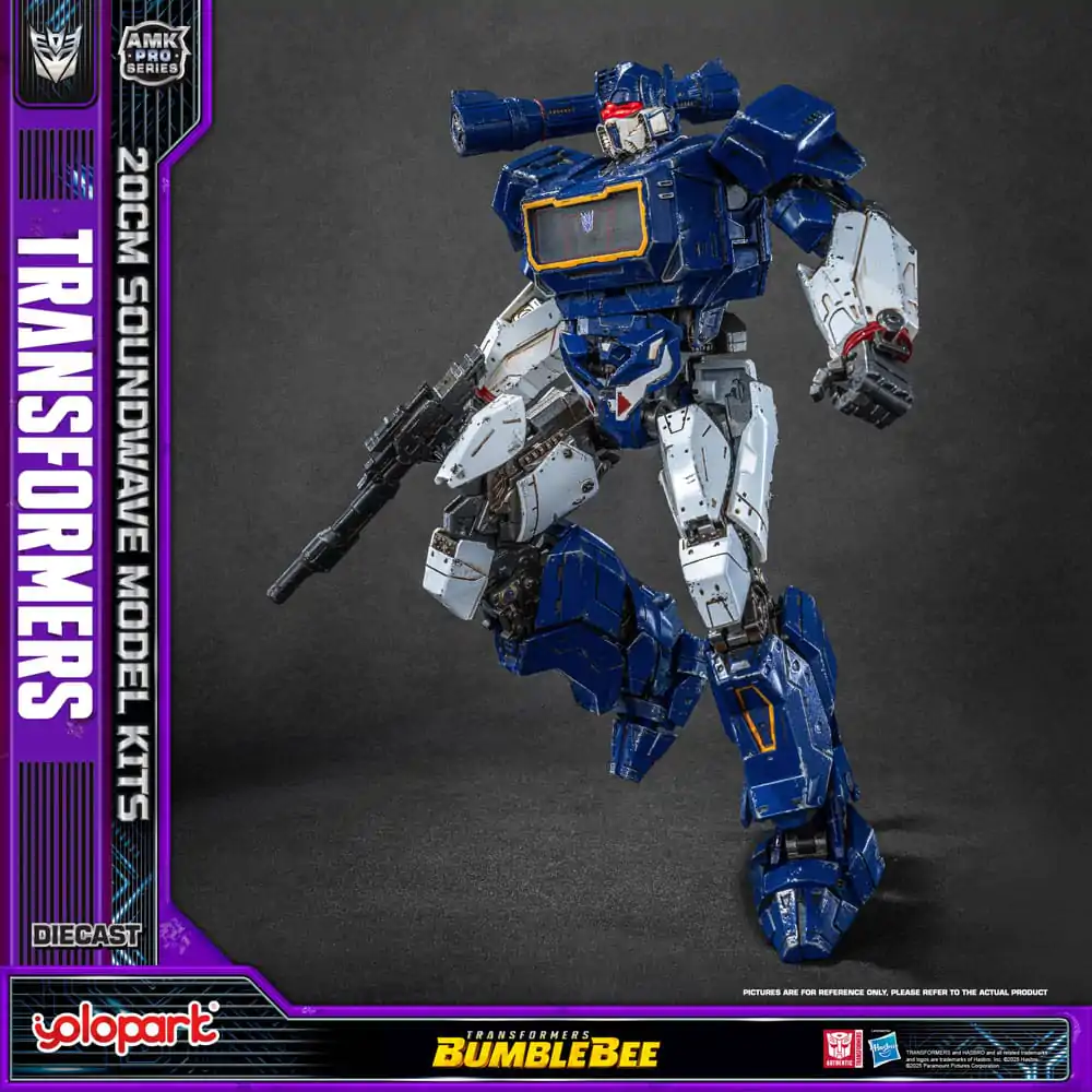 Transformers: Bumblebee AMK Pro Series Plastiková modelová stavebnice Soundwave (Oversea Version) 20 cm fotografii produktu