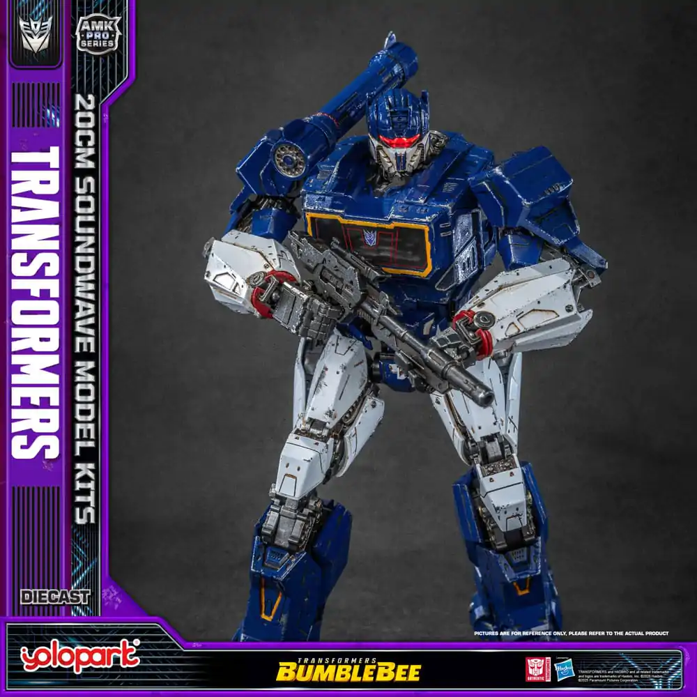 Transformers: Bumblebee AMK Pro Series Plastiková modelová stavebnice Soundwave (Oversea Version) 20 cm fotografii produktu