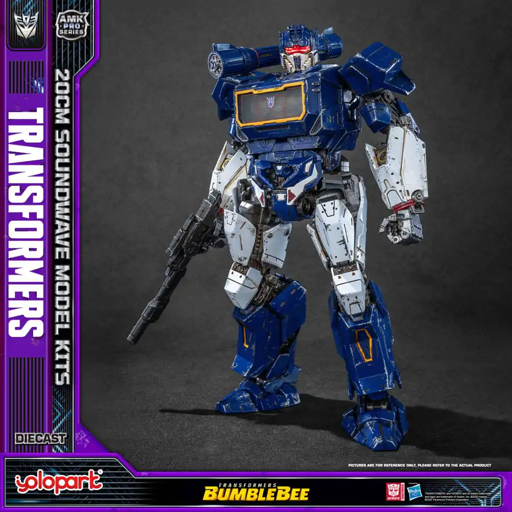 Transformers: Bumblebee AMK Pro Series Plastiková modelová stavebnice Soundwave (Oversea Version) 20 cm fotografii produktu