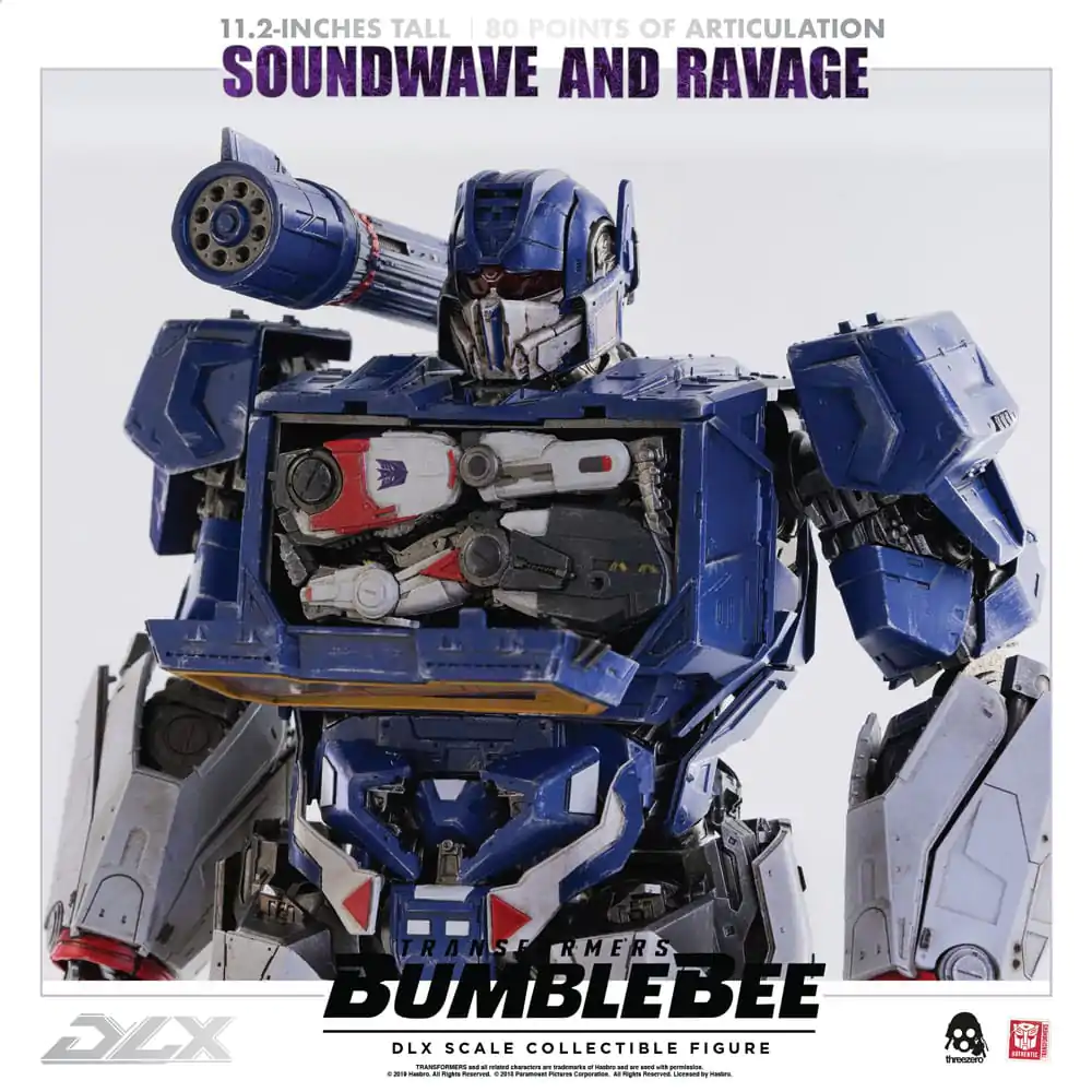 Transformers Bumblebee DLX Akční figurka balení 2 kusů 1/6 Soundwave &amp; Ravage 28 cm fotografii produktu