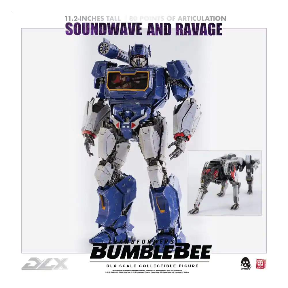 Transformers Bumblebee DLX Akční figurka balení 2 kusů 1/6 Soundwave &amp; Ravage 28 cm fotografii produktu