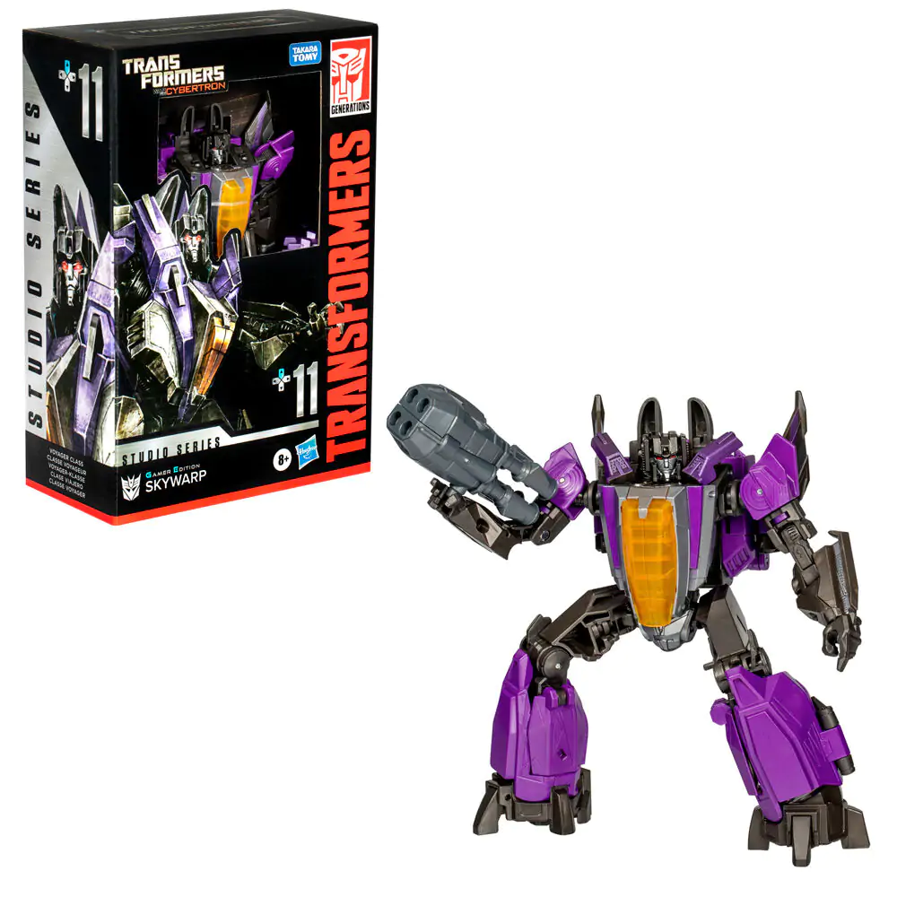 Transformers Cybertron Studio Series Gamer Edition Skywarp figurka 16,5 cm fotografii produktu