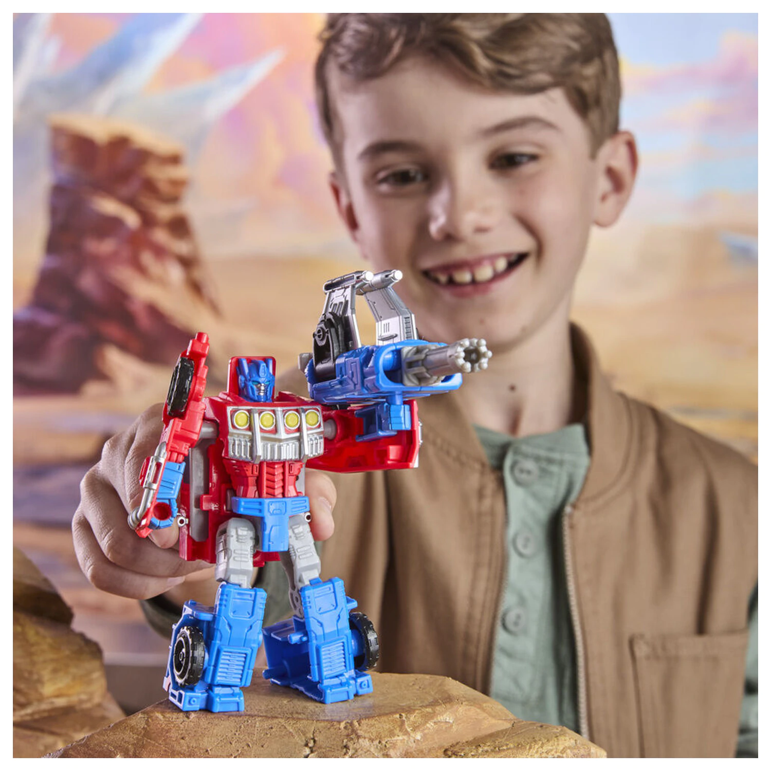 Transformers Cyberworld Optimus Prime figurka 10cm fotografii produktu