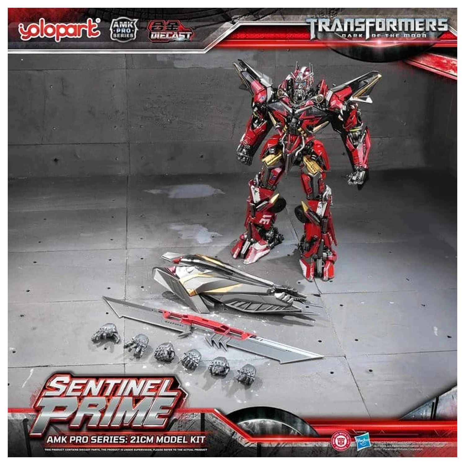 Transformers: Dark of the Moon AMK PRO Series Plastikový model Sentinel Prime 21 cm fotografii produktu