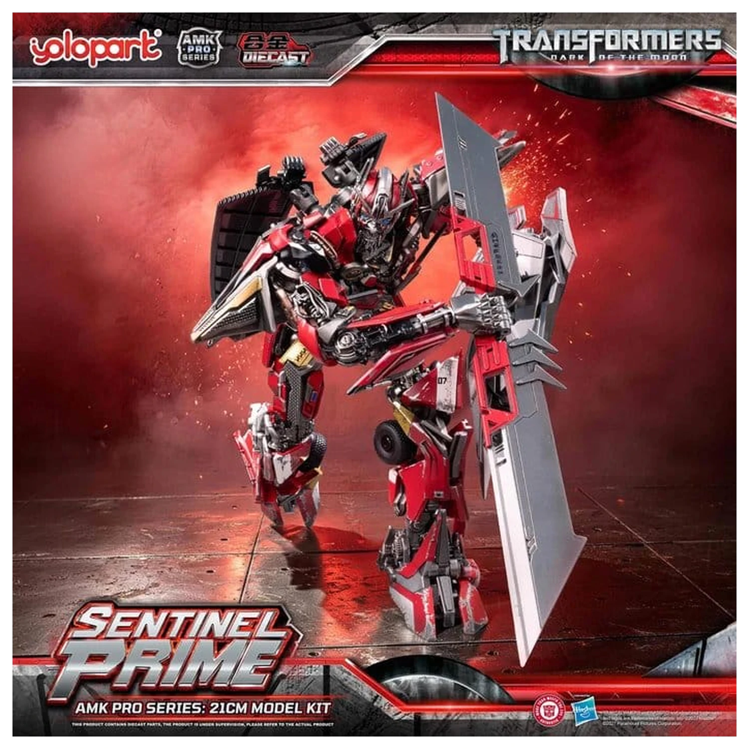 Transformers: Dark of the Moon AMK PRO Series Plastikový model Sentinel Prime 21 cm fotografii produktu
