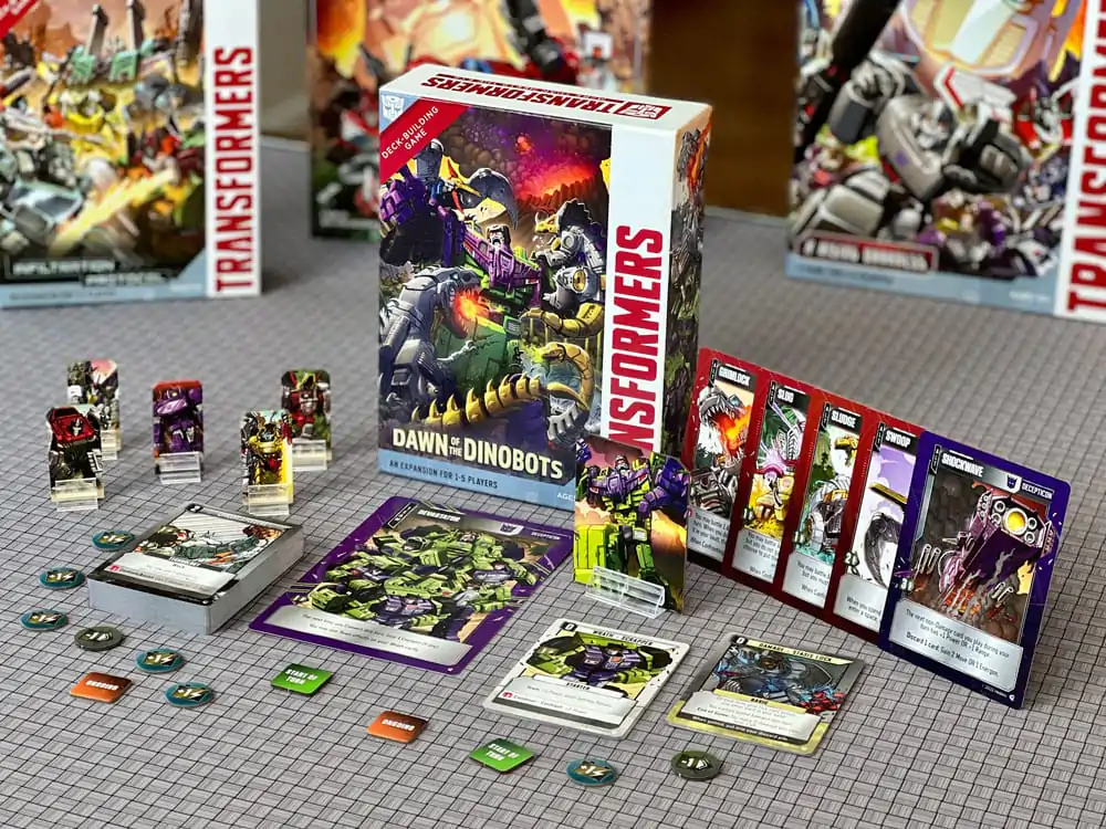 Transformers karetní hra Deck-Building Dawn of the Dinobots Expansion *Anglická verze* fotografii produktu