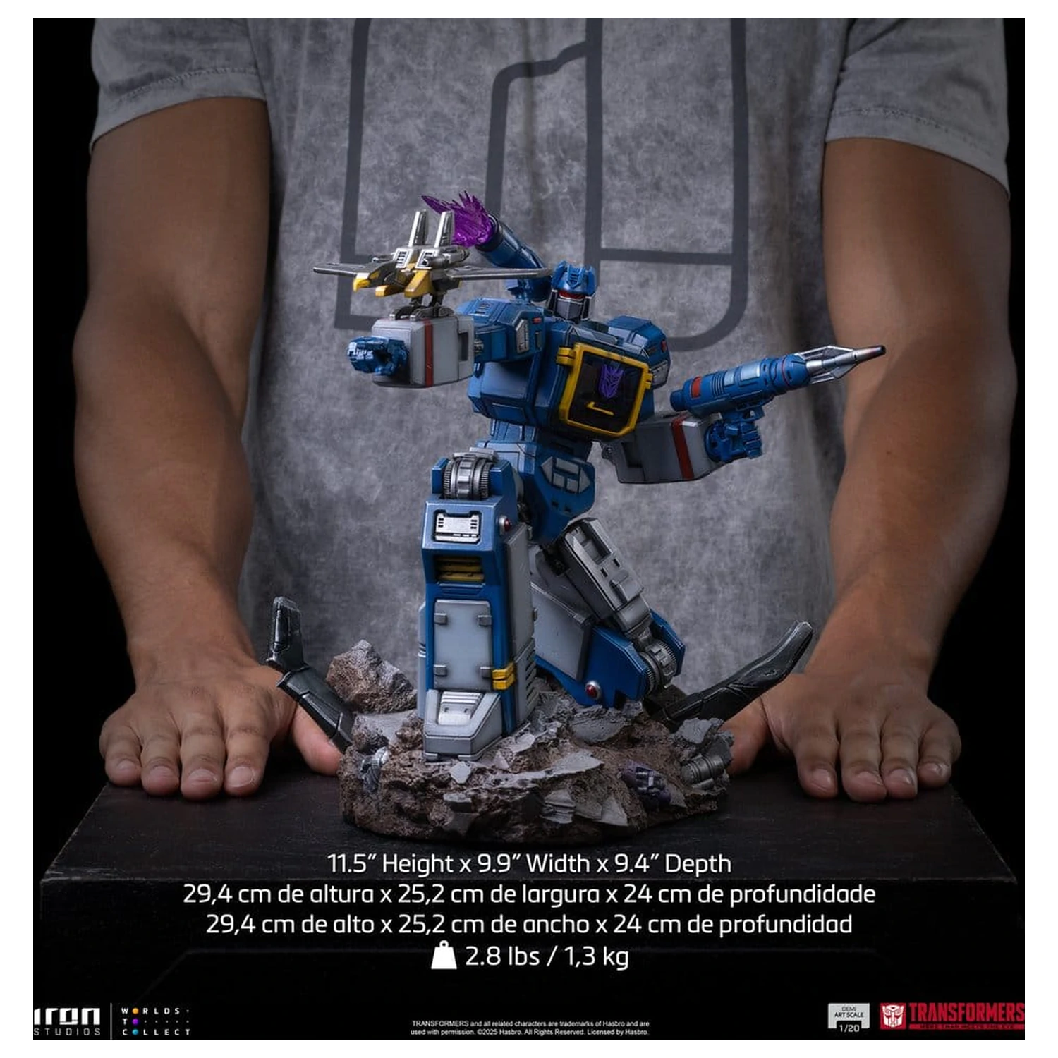 Transformers Demi Scale Soška 1/20 Soundwave 29 cm fotografii produktu