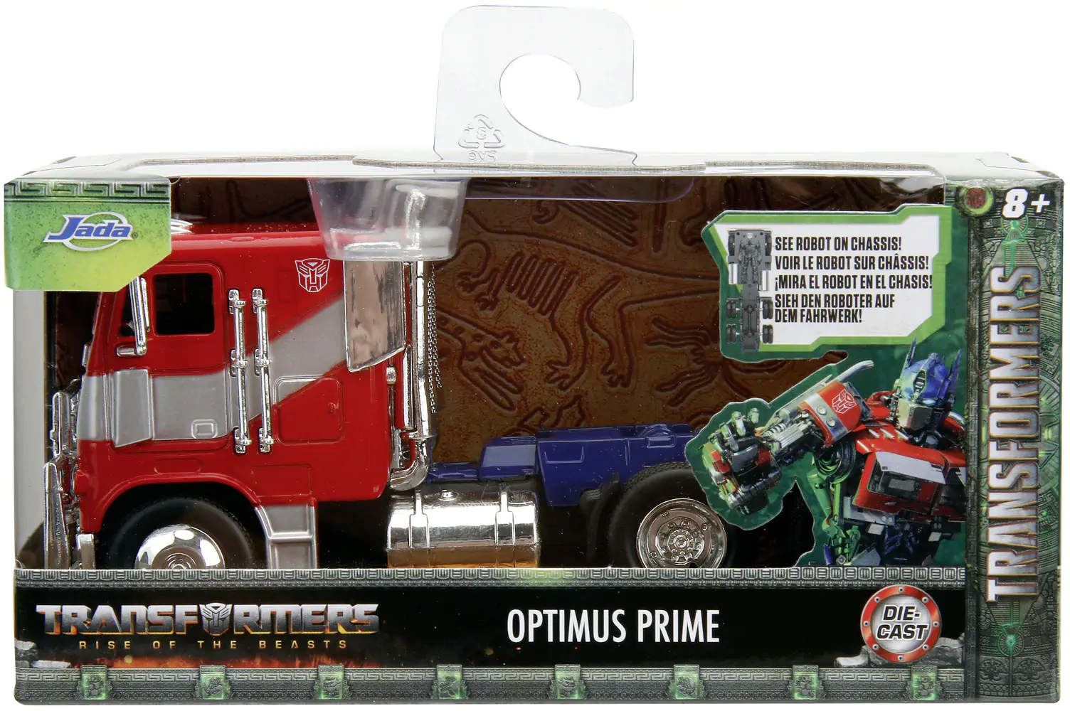 Transformers Diecast Model 1/32 T7 Optimus Prime Nákladní auto fotografii produktu