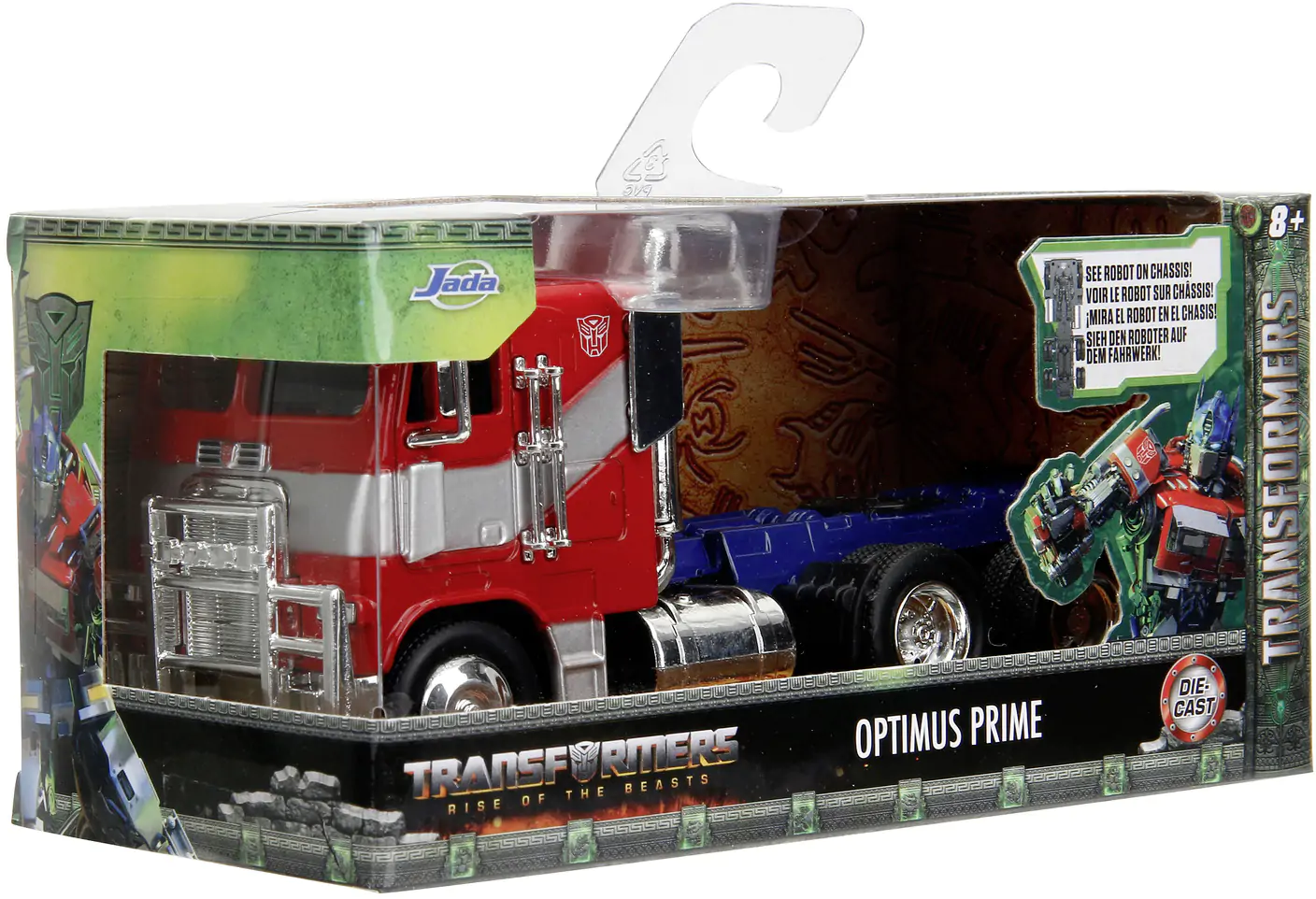 Transformers Diecast Model 1/32 T7 Optimus Prime Nákladní auto fotografii produktu