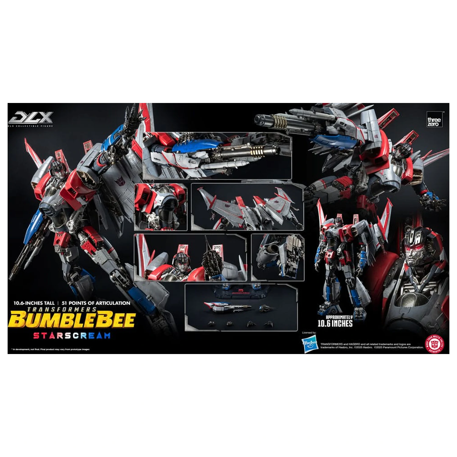 Transformers DLX Akční figurka Starscream Bumblebee 27 cm fotografii produktu