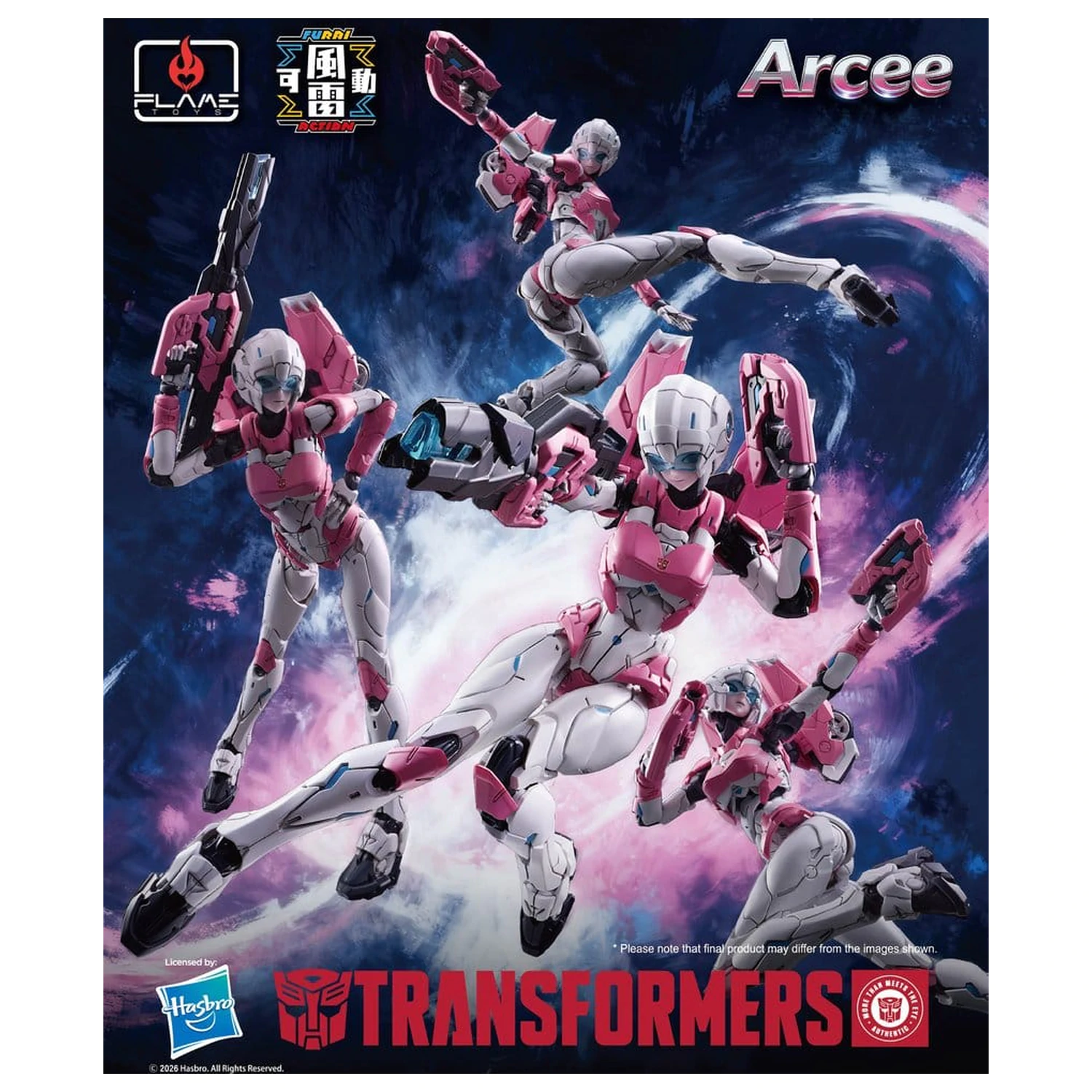 Transformers Furai Action Akční figurka Arcee 16 cm fotografii produktu