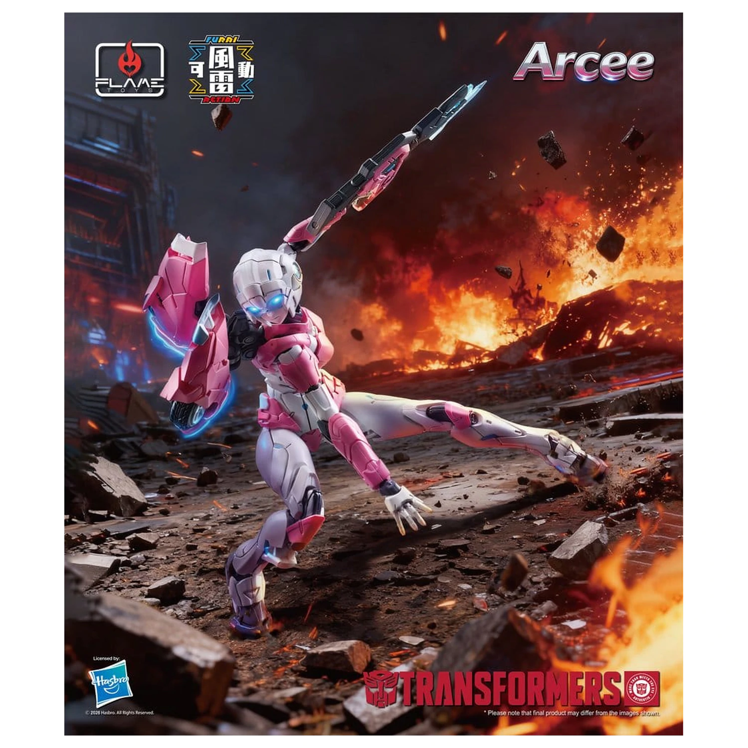 Transformers Furai Action Akční figurka Arcee 16 cm fotografii produktu