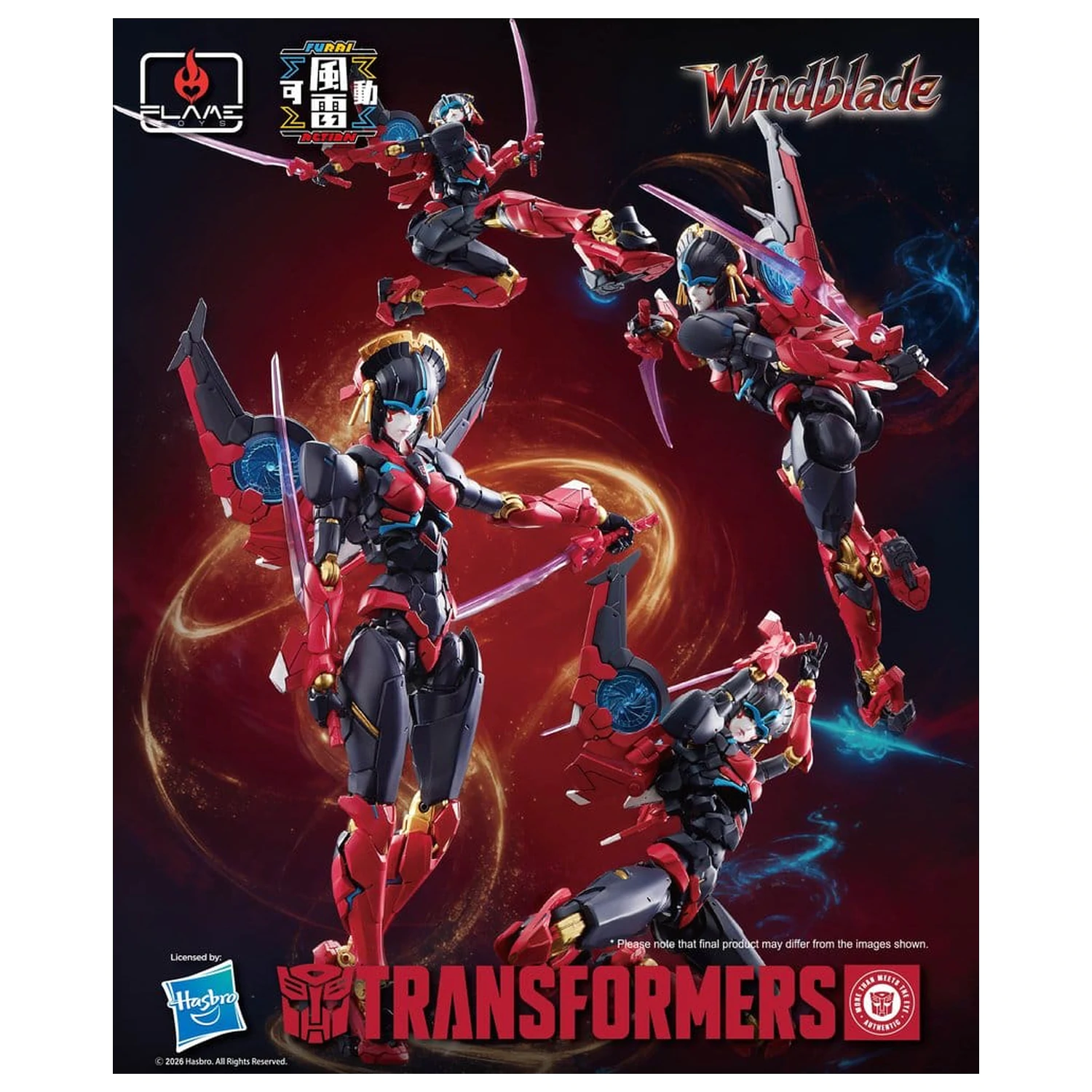 Transformers Furai Action akční figurka Windblade 16 cm fotografii produktu