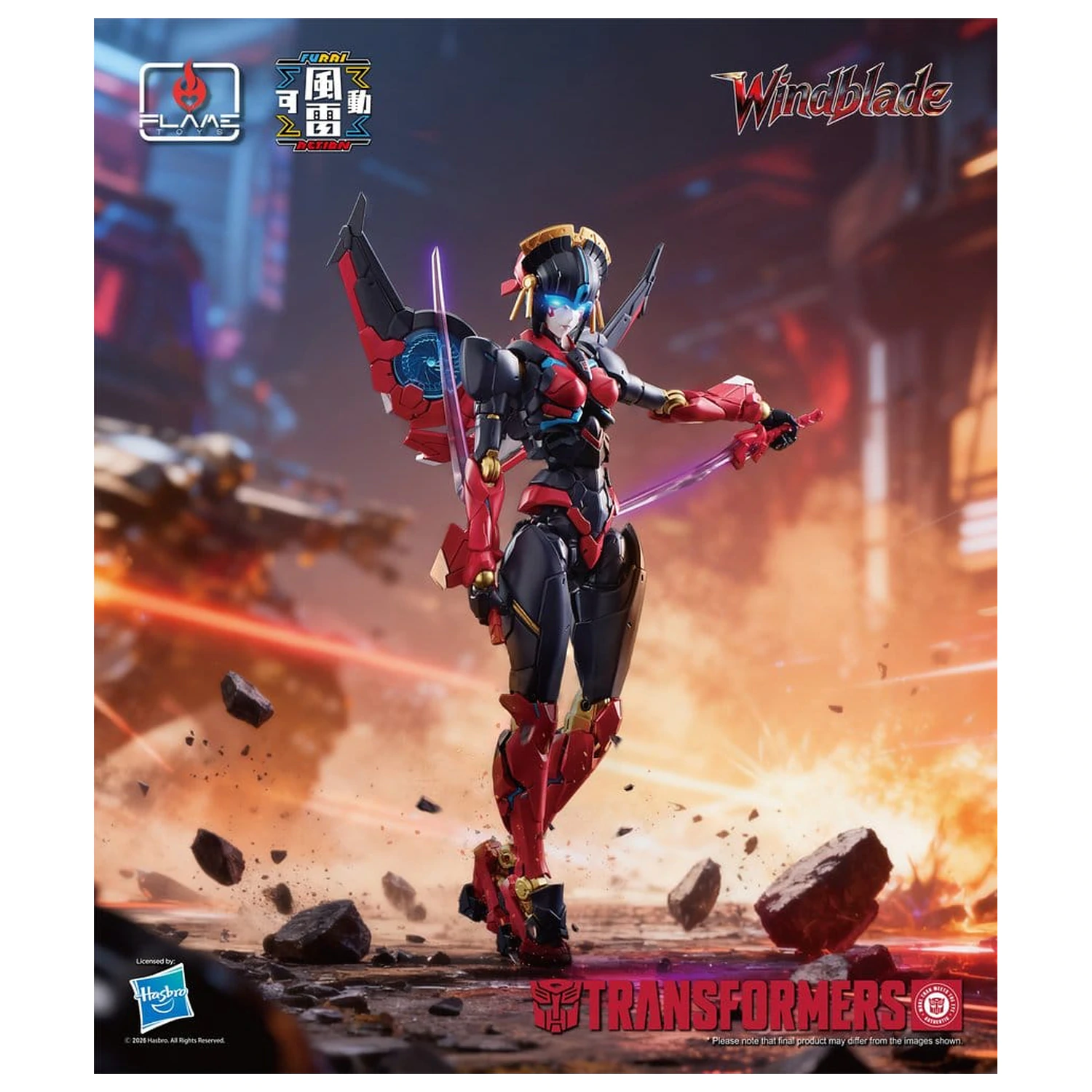 Transformers Furai Action akční figurka Windblade 16 cm fotografii produktu