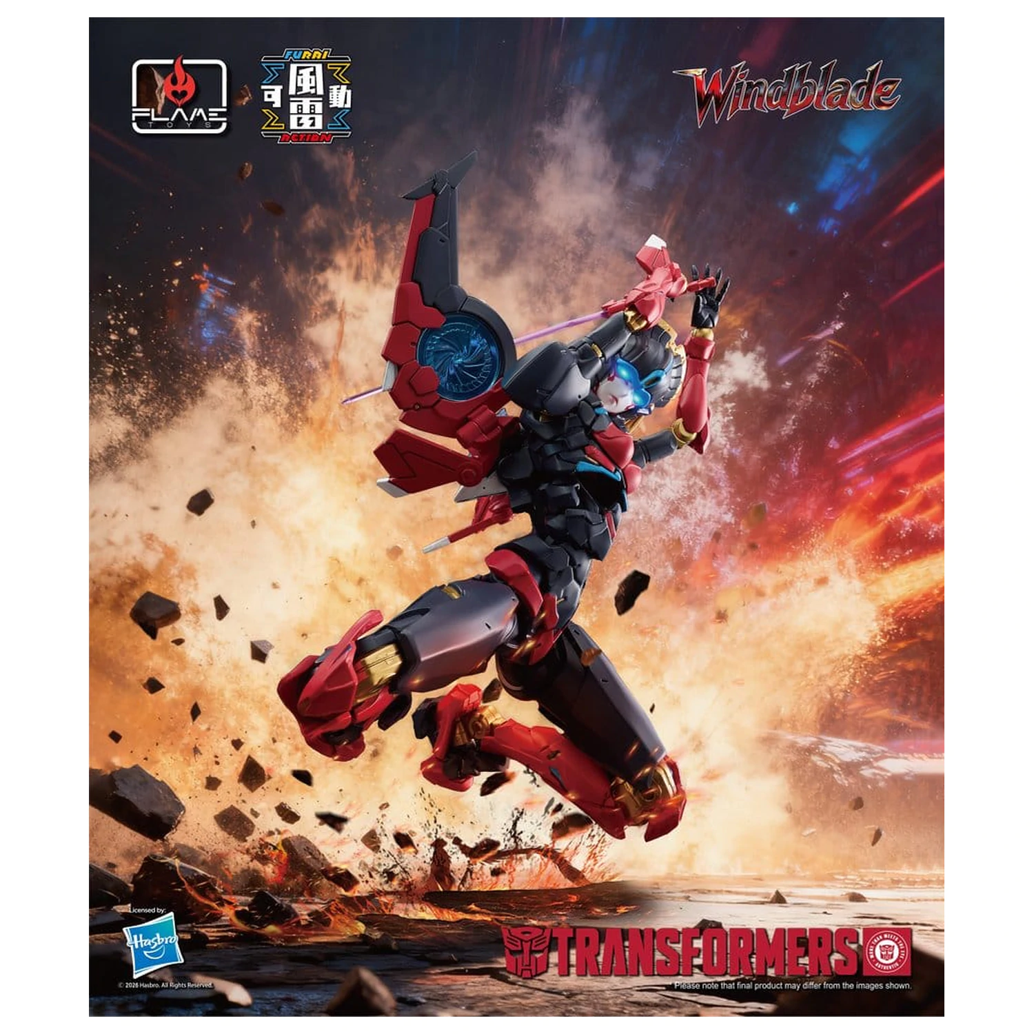 Transformers Furai Action akční figurka Windblade 16 cm fotografii produktu