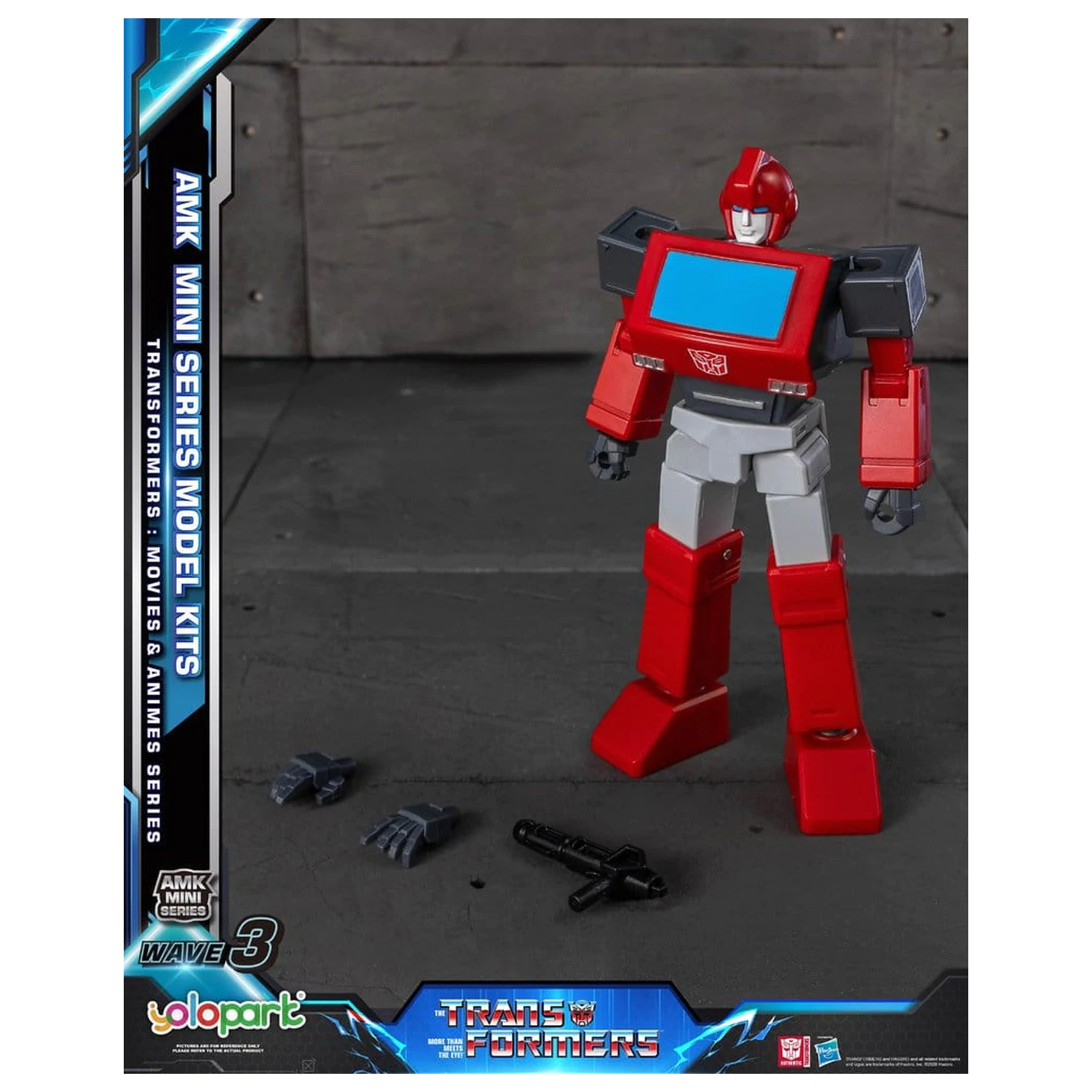 Transformers Generation One AMK Mini Series Plastikový model Kit Wave 3 Ironhide G1 11 cm fotografii produktu