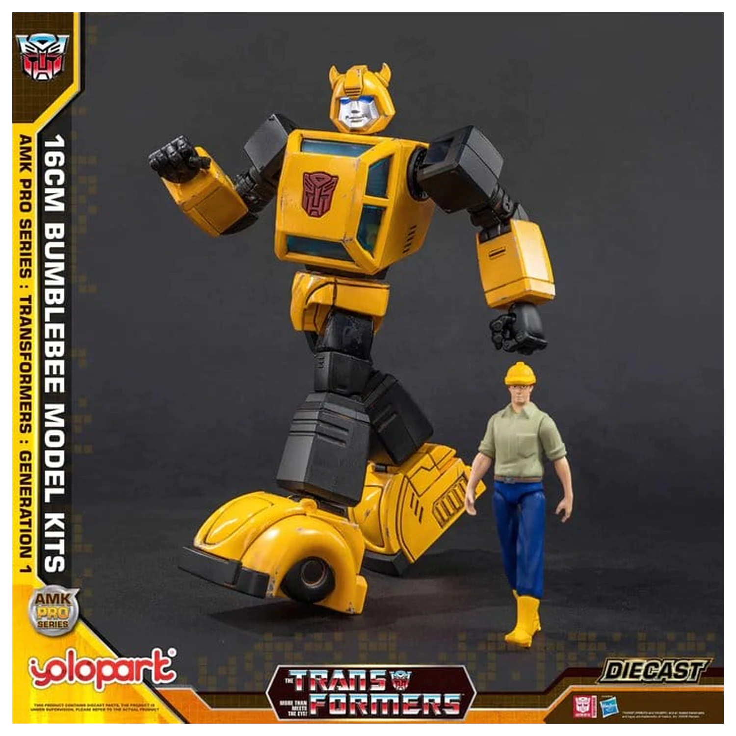 Transformers: Generation One AMK PRO Series plastiková modelová stavebnice Bumblebee 16 cm fotografii produktu